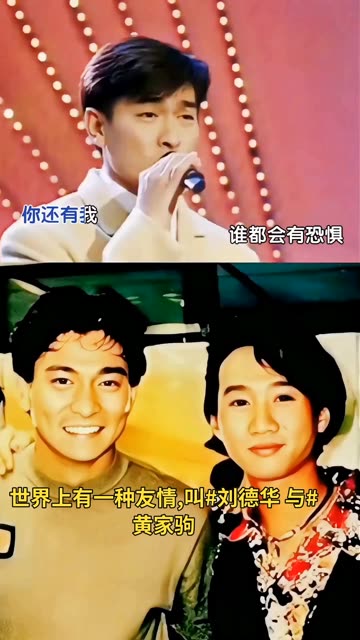 有一种友谊叫华哥与家驹哥# 刘德华 黄家驹