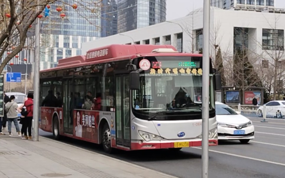 大连公交23路比亚迪k9f星海广场出站