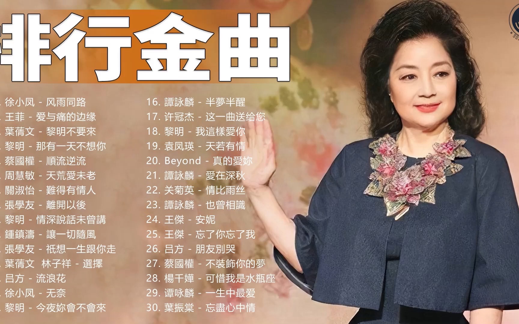 [图]【粤语金曲】80年代華語精選 | 怀旧经典金曲 | 不能錯過的30首精選經典金曲