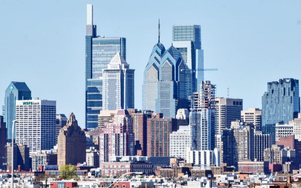 [图]美国建城时间最长的城市—费城（Philadelphia）市中心（Downtown）的天际线