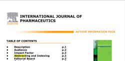 LIP INTERNATIONAL JOURNAL OF PHARMACEUTICS author guide国际药剂学作者须知哔哩哔哩bilibili