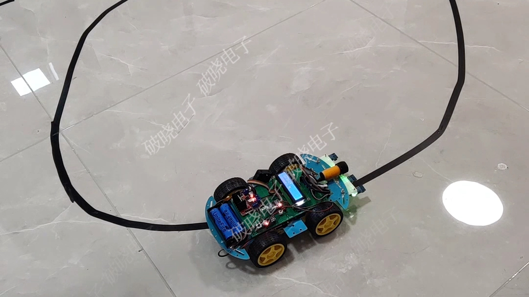 px-66基于51单片机的智能清洁循迹机器人