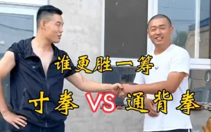 Download Video: 当寸拳高手遇上通背拳传人，谁更胜一筹？结果令人大开眼界