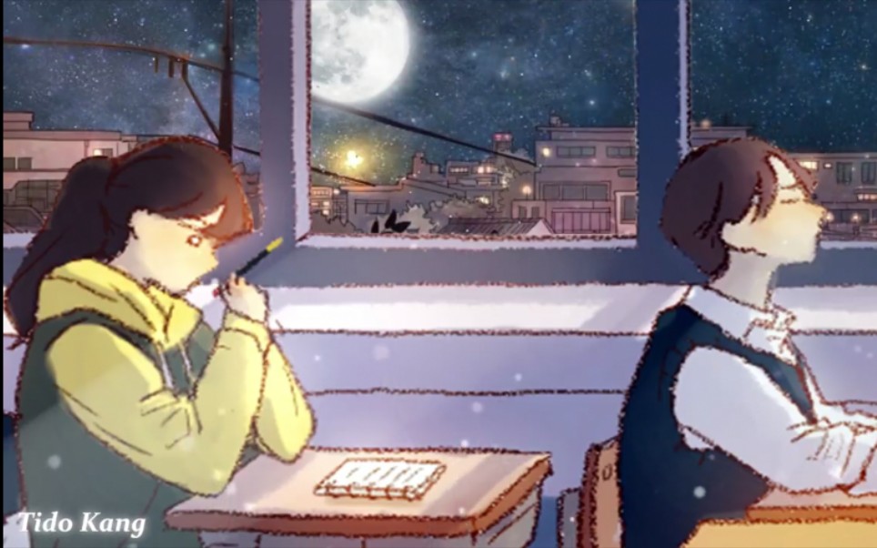 和前后桌一起学习呀