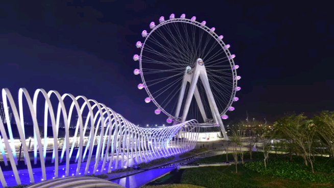 深圳欢乐港湾摩天轮之夜