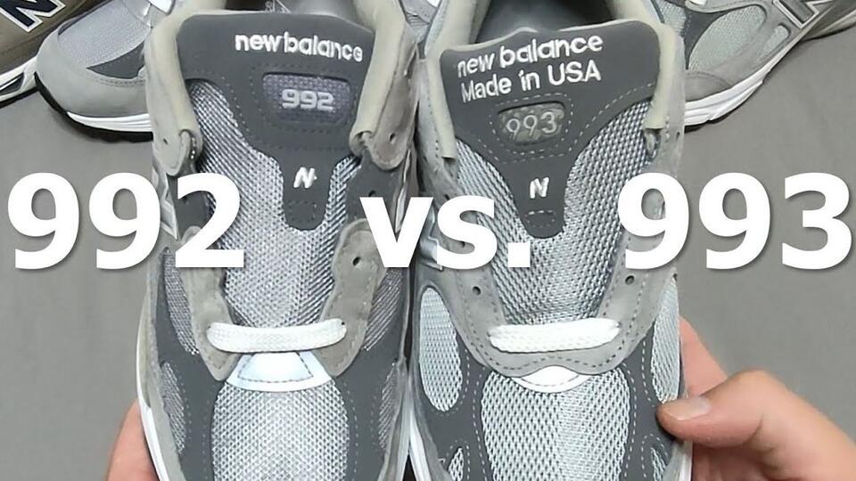 New Balance 992 993 New Balance 992 vs. 993 990V3 bilibili