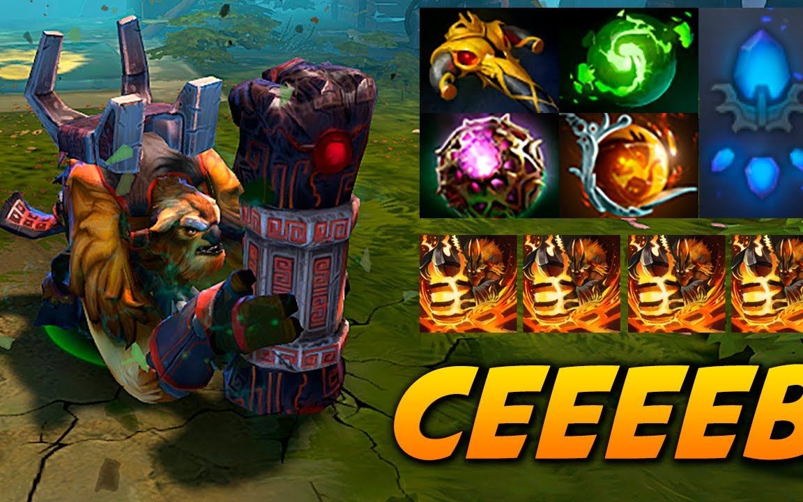 【7.28 DOTA2 撼地神牛教学】Ceeeeeeb神牛教学!3号位巨叼神牛!哔哩哔哩bilibili