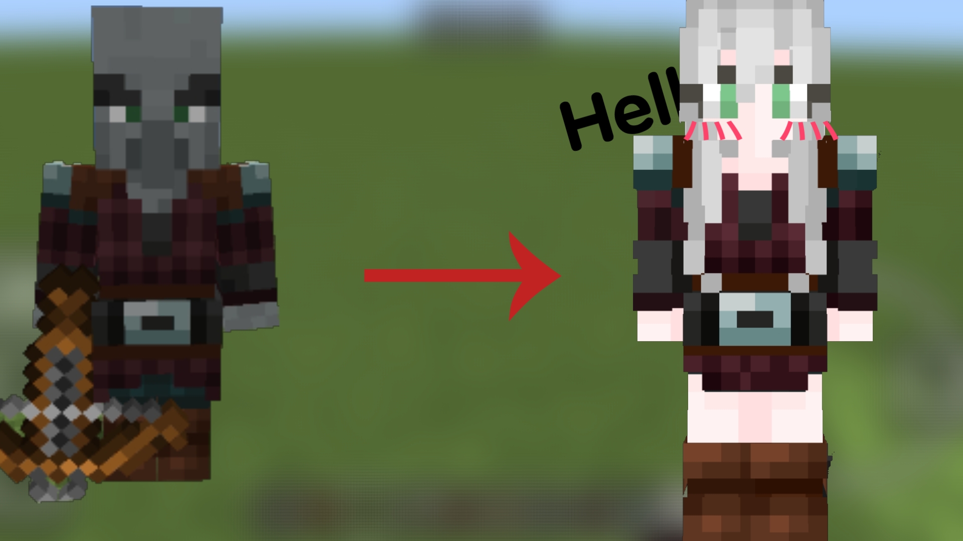 劫掠者拟人化皮肤展示