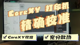 Download Video: CoreXY类 KLP1打印机 精确校准