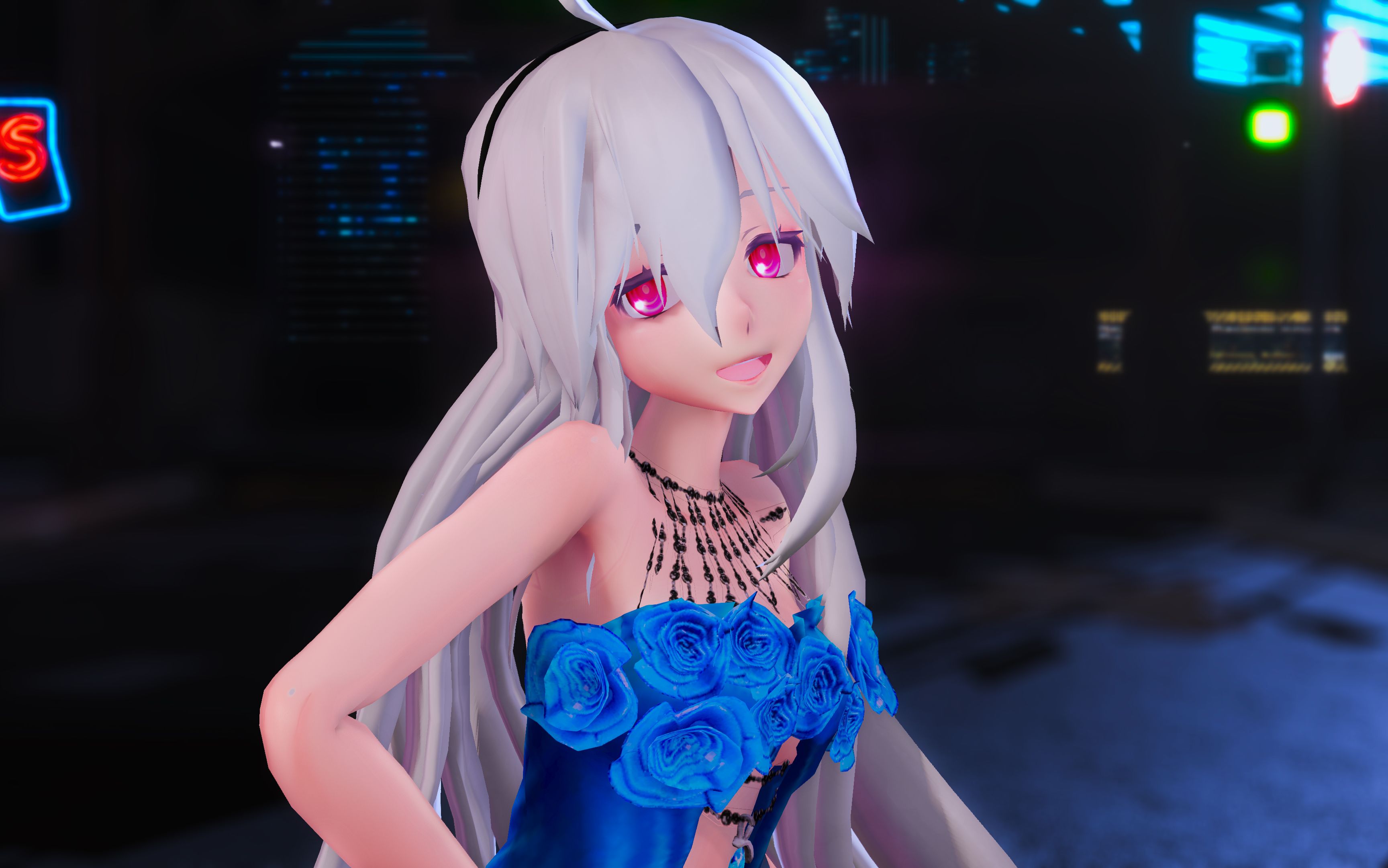 [图]【弱音MMD】4K 今晚你不是我的菜哦