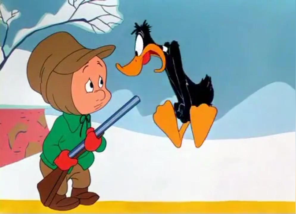 华纳动画生肉兔八哥鸭兔鸭duckrabbitduck