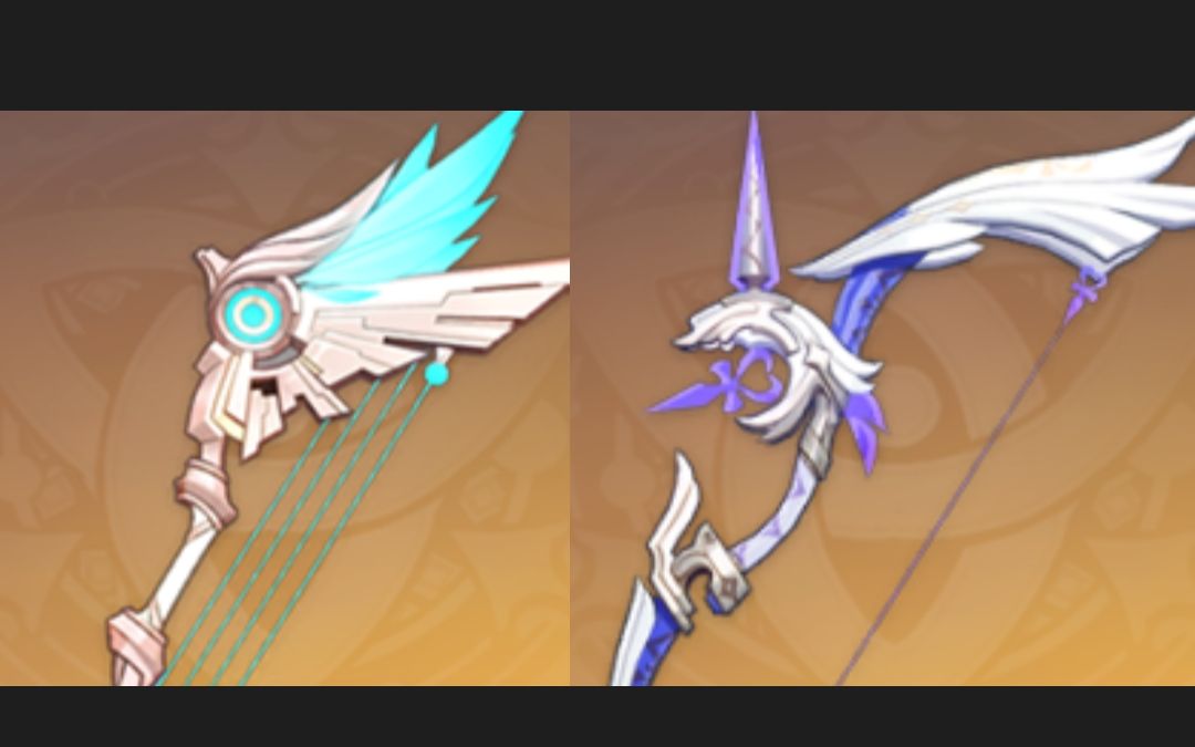 原神全网最正规对比 天空之翼/阿莫斯之弓/试做谵月 伤害预期对比!