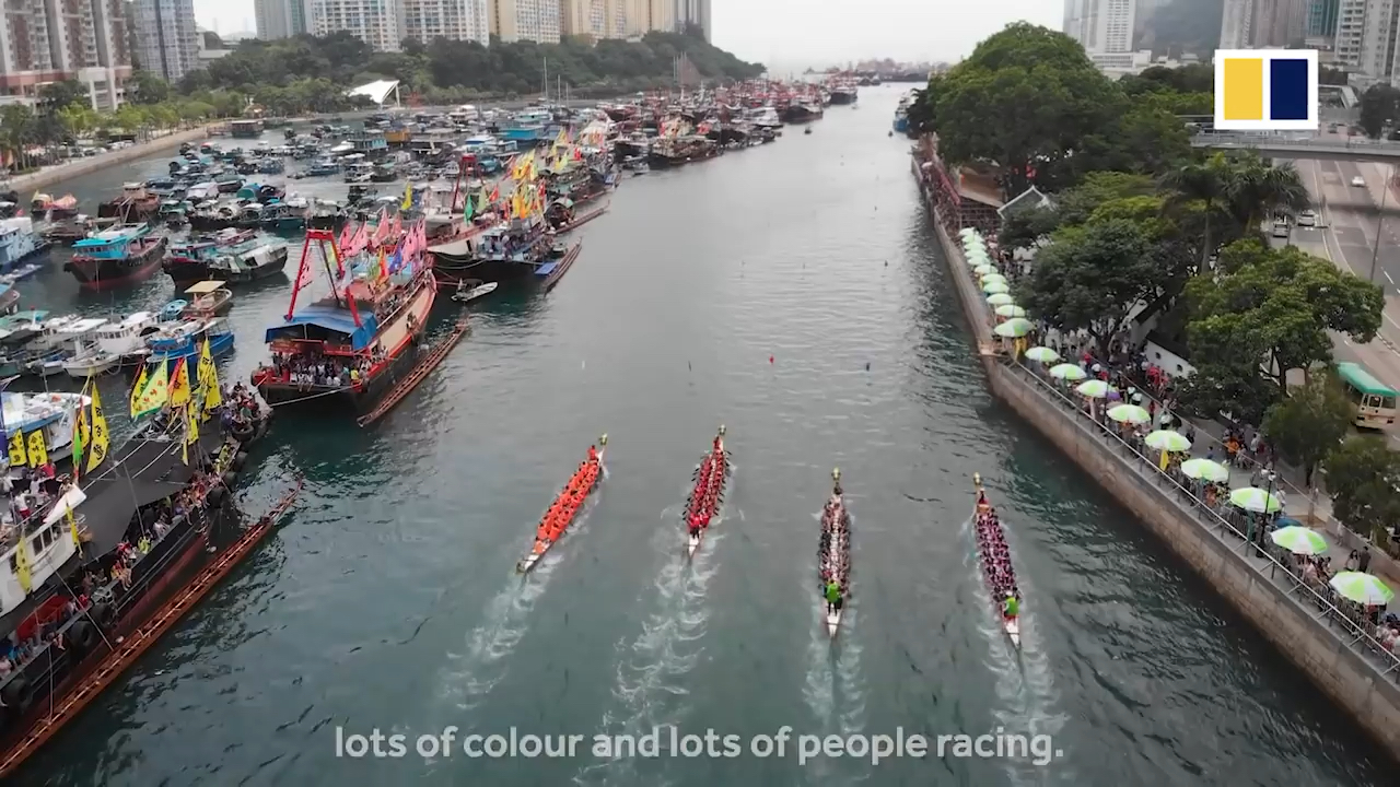 [2018](南华早报)香港划龙舟比赛 dragon boat festival in hong kong