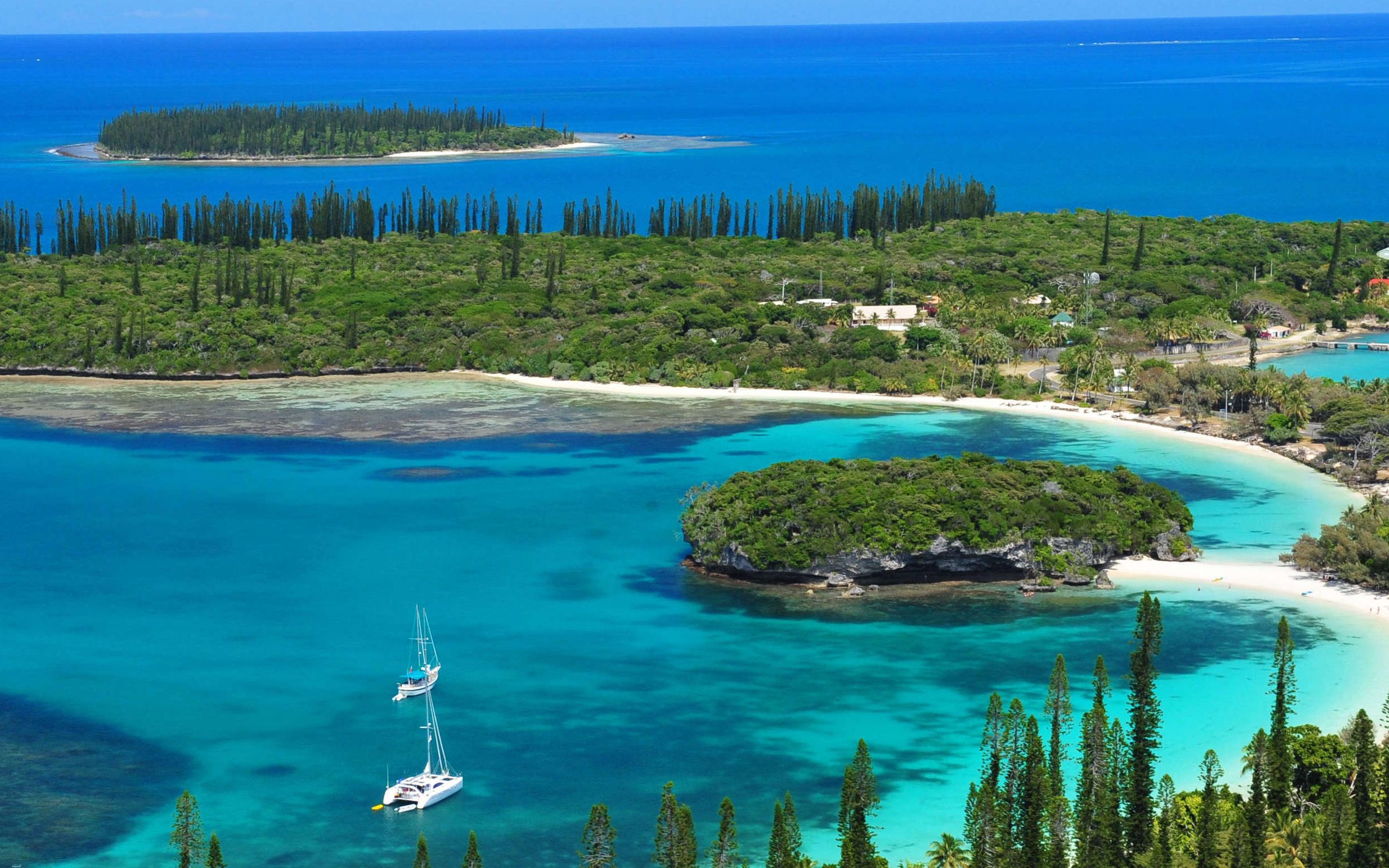 松树岛isle of pines航拍