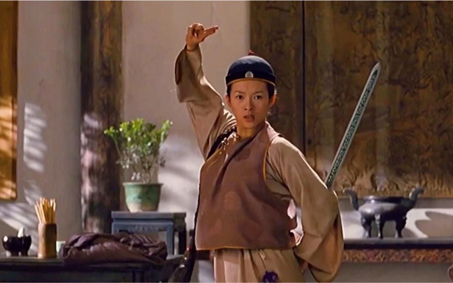 卧虎藏龙一把剑引起的江湖赌王周润发演绎武林高手