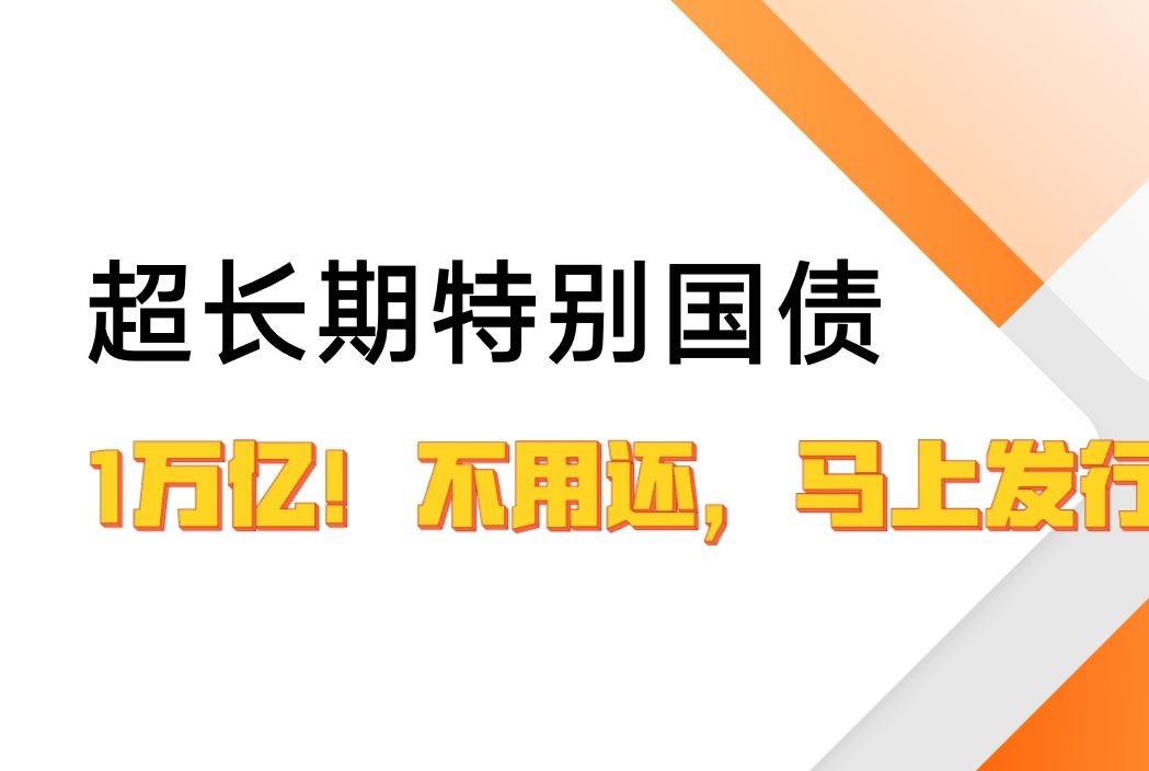 工程咨询圈炸开了锅,2024年1万亿超长期特别国债马上发行,投向领域有哪些?哪些项目可以申请呢?哔哩哔哩bilibili