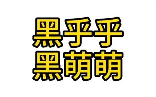 【方言知识】黑乎乎黑萌萌好玩吗?哔哩哔哩bilibili