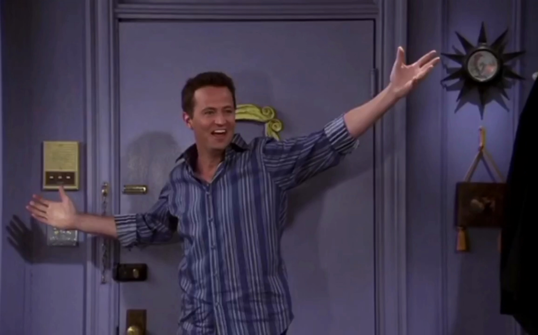 【老友记 friends】joey急中生智一秒入戏