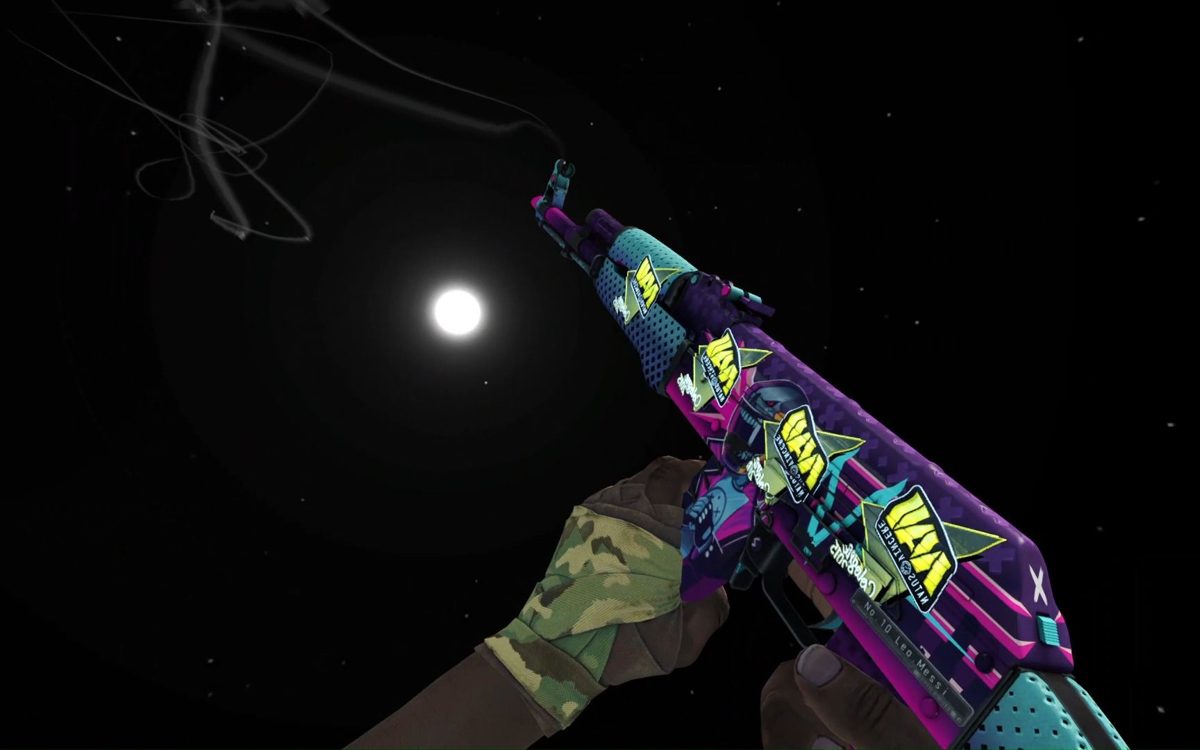 【csgo饰品】霓虹骑士ak--四联15闪亮navi