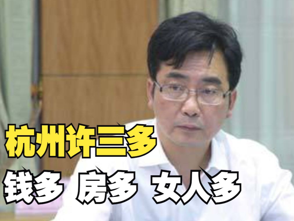 杭州副市长许迈永,人送外号"许三多".