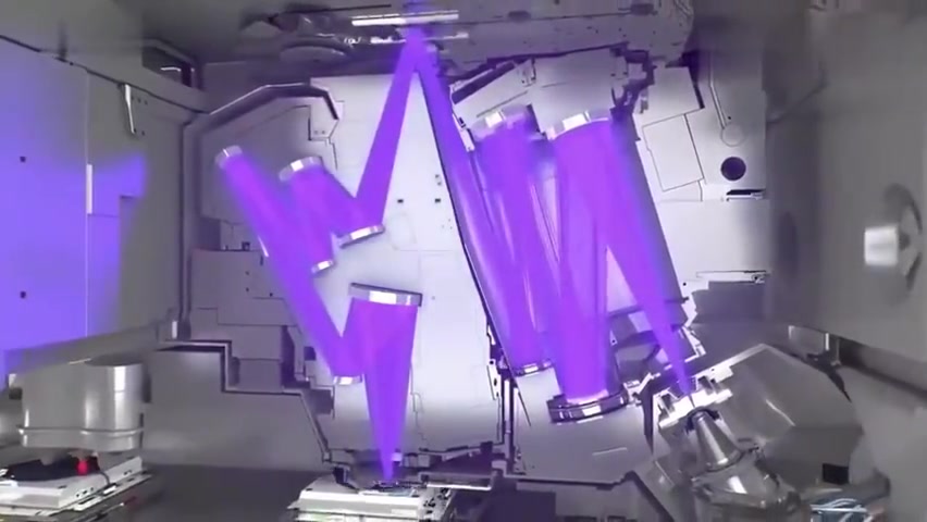 ASML公布的极紫外光光刻机内部加工时的镜头，一起来看看亿元美金设备的内部吧~_哔哩哔哩_bilibili