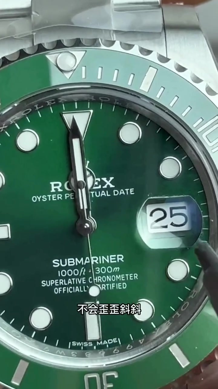 广州站西钟表城 c厂绿鬼细节讲解#男士机械表手表推荐 #绿水鬼 #恍档