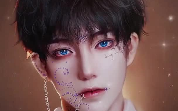 画中人仿妆 仿妆 变装 来咯!今天的作业,白月光少年.