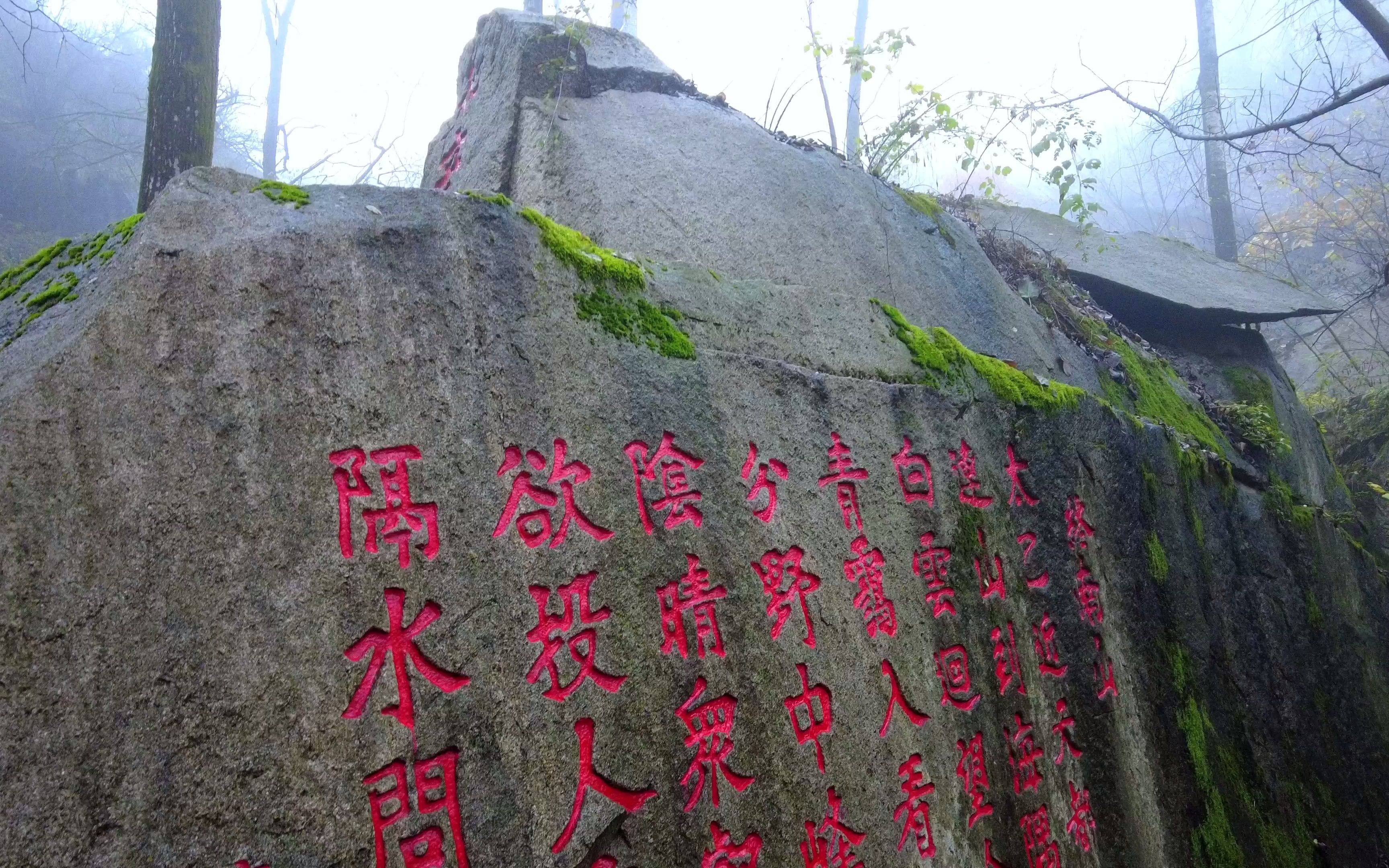 我没想到翠华山的雾大到设备都睁不开眼
