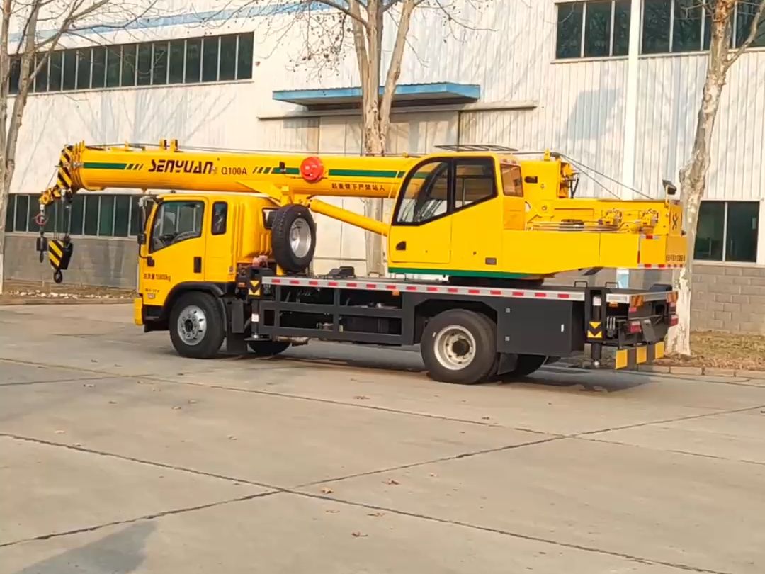 接活了,跑快点 ,4米轴距森源10吨吊车