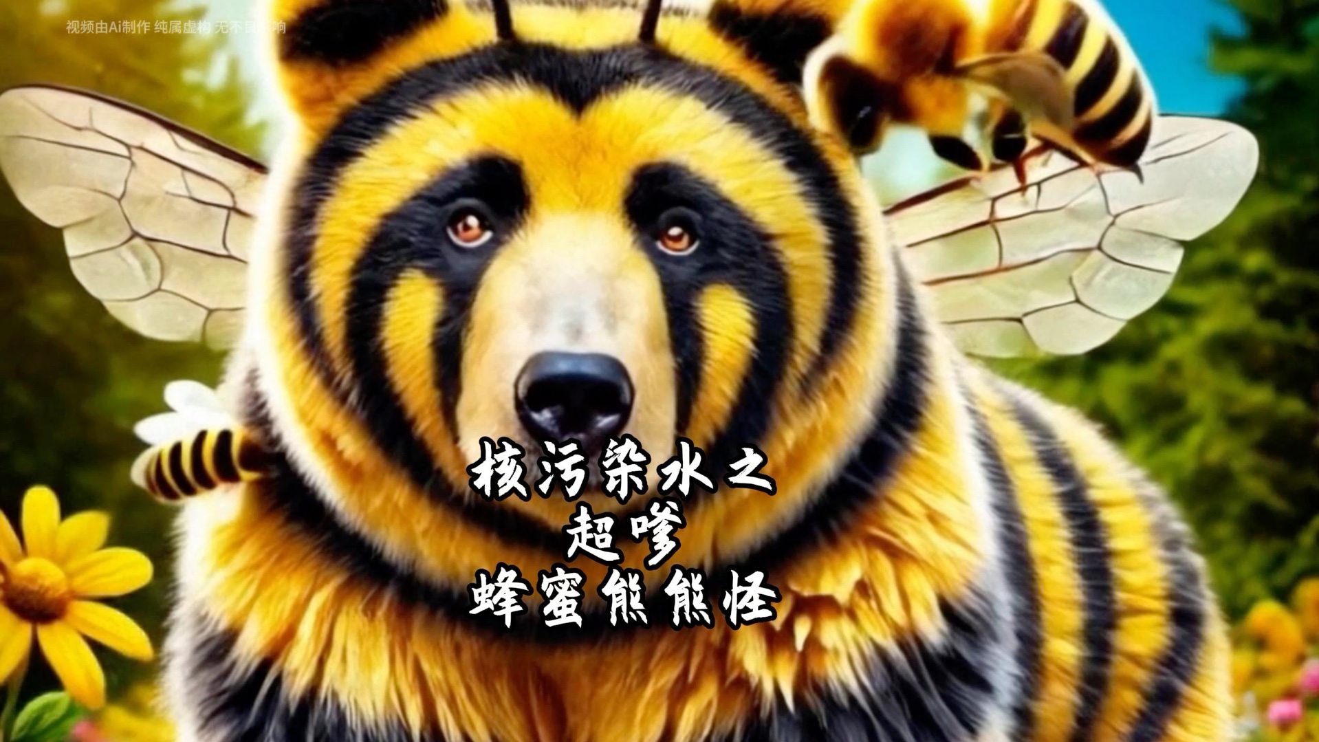 《震惊,熊熊被蜜蜂蜇了超绝夹子音》
