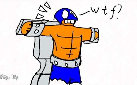 【荒野动画】被扭断身体的橡皮人!