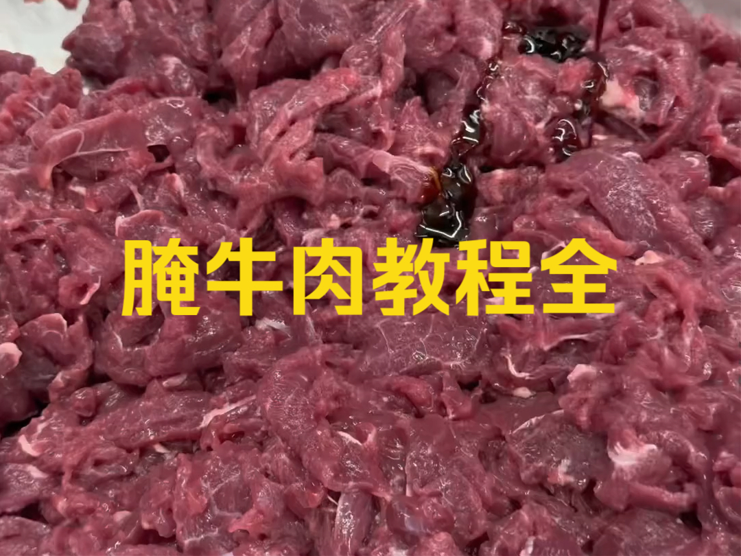 今天来给大家分享腌制新鲜牛肉的全教程!哔哩哔哩bilibili