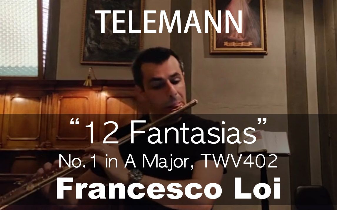 [图]G.P.Telemann___12 Fantasias - No.1 (Francesco Loi)