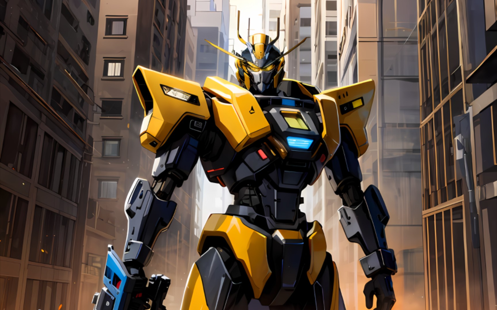 汽车人出发,机甲斗士大黄蜂,变7上映了,据说大黄蜂受伤了!好想去看啊