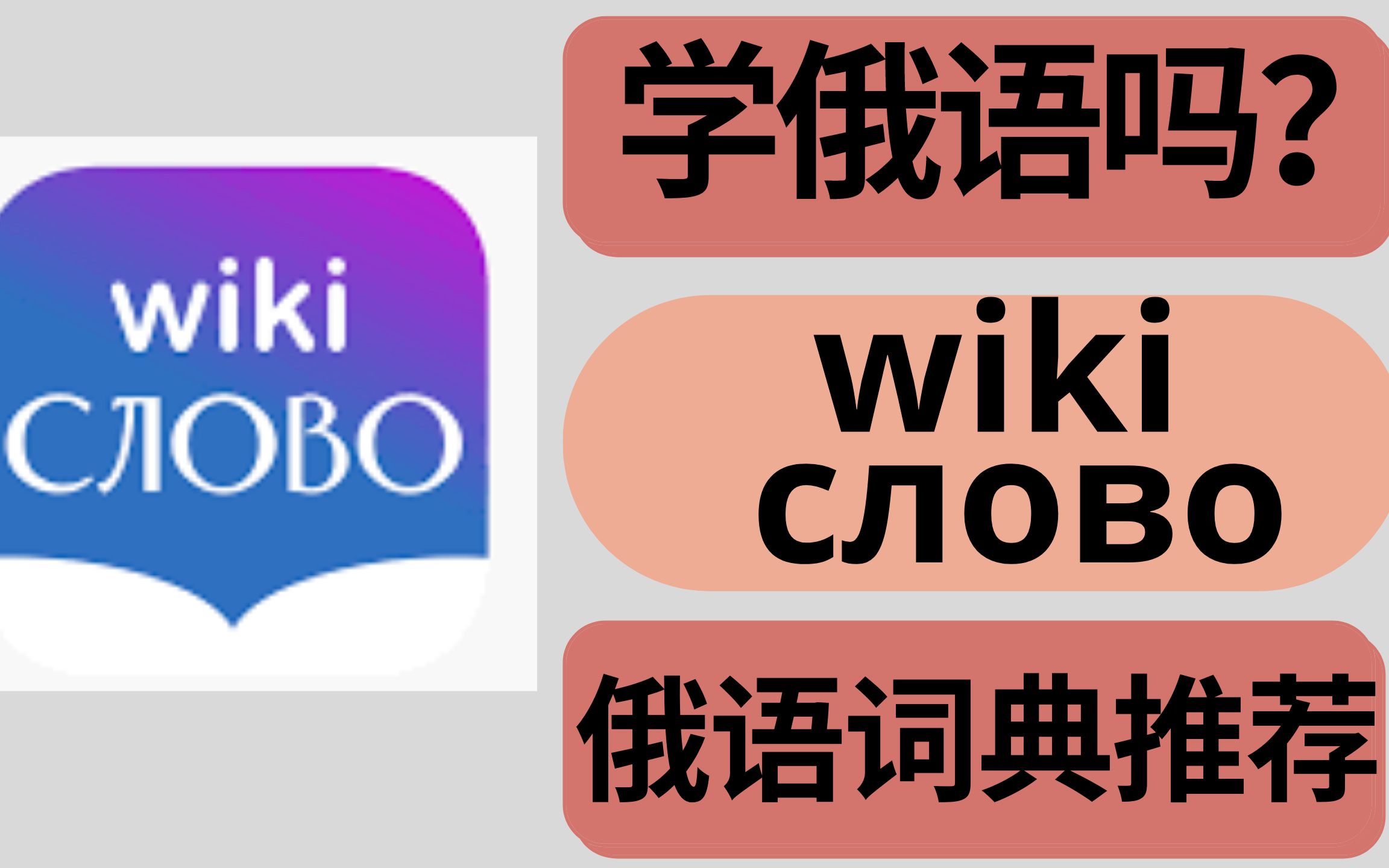 【俄语好用的词典推荐】俄语学习  WIKI 𐡐›𐞐’𐞥“”哩哔哩bilibili