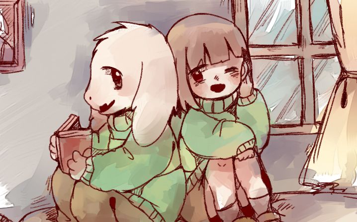 undertale手书おなじ话charaxasriel