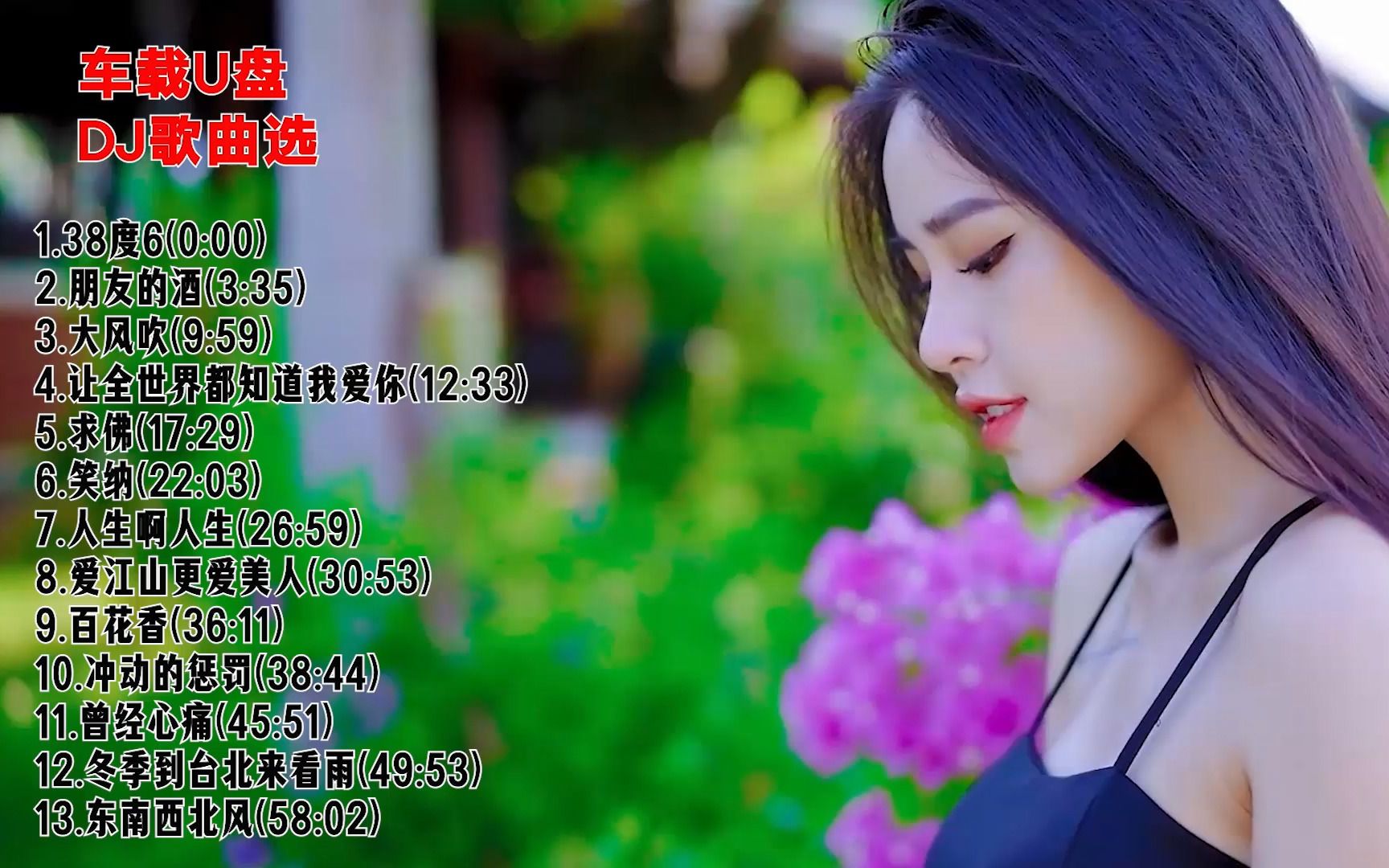 [图]车载U盘DJ歌曲精选 - 《38度6》等（61分01秒）