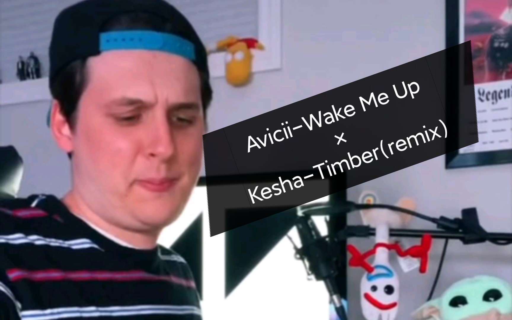 [图]国外一小伙纪念Avicii生日 操刀Avicii-Wake Me Up × Kesha-Timber(remix)