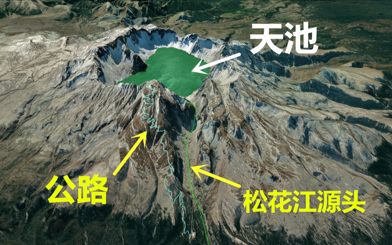 神秘的长白山天池,却是一座休眠火山?秀丽的外表下隐藏着怎样的秘密哔哩哔哩bilibili