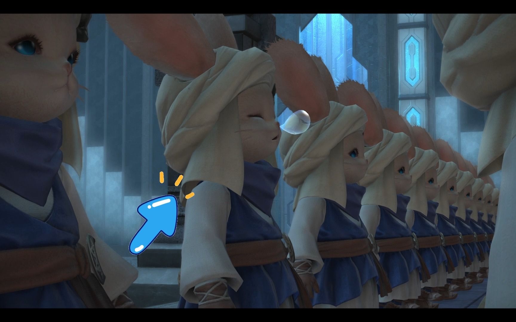 ff14最终幻想6.0晓月之终途——月球上可爱的兔兔族粗线!