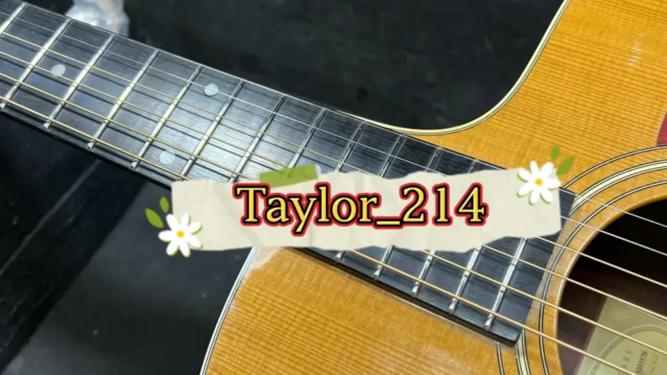 泰勒214硬核拆解，琴颈重置。你快看看你手里的泰勒~弦距调节，吉他维修 