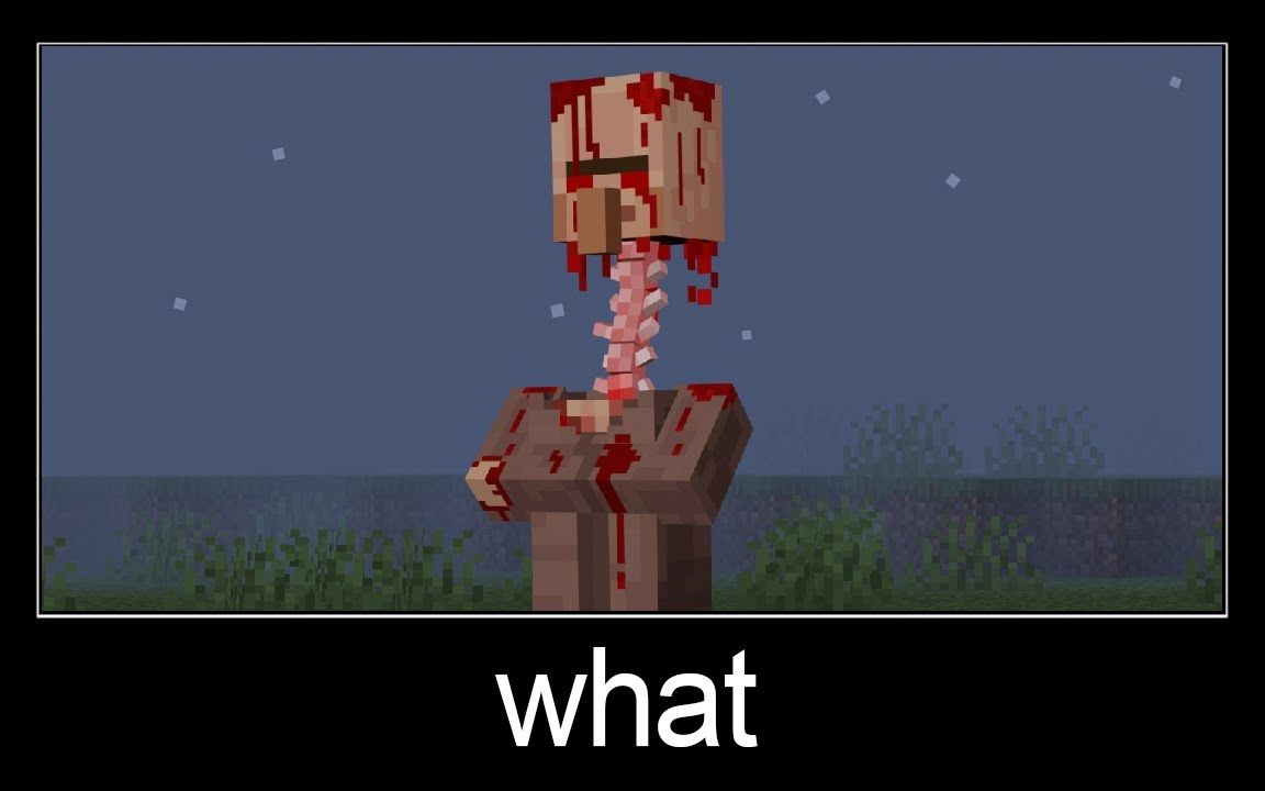 [图]Minecraft wait what meme part 259 (Mutant Villager)【搬运】