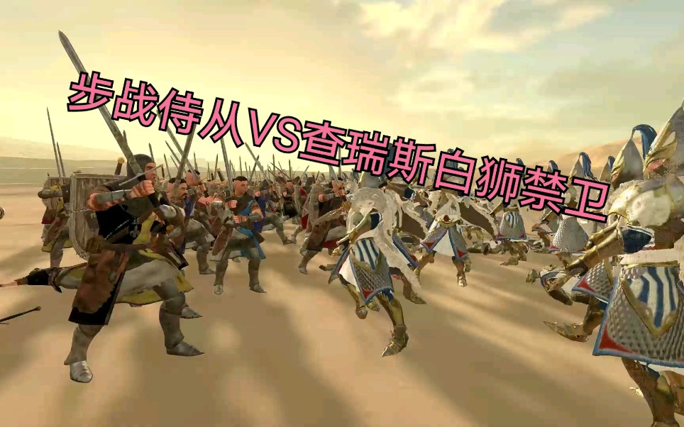 全面战争:战锤2 步兵单挑 侍从老农 vs 白狮禁卫