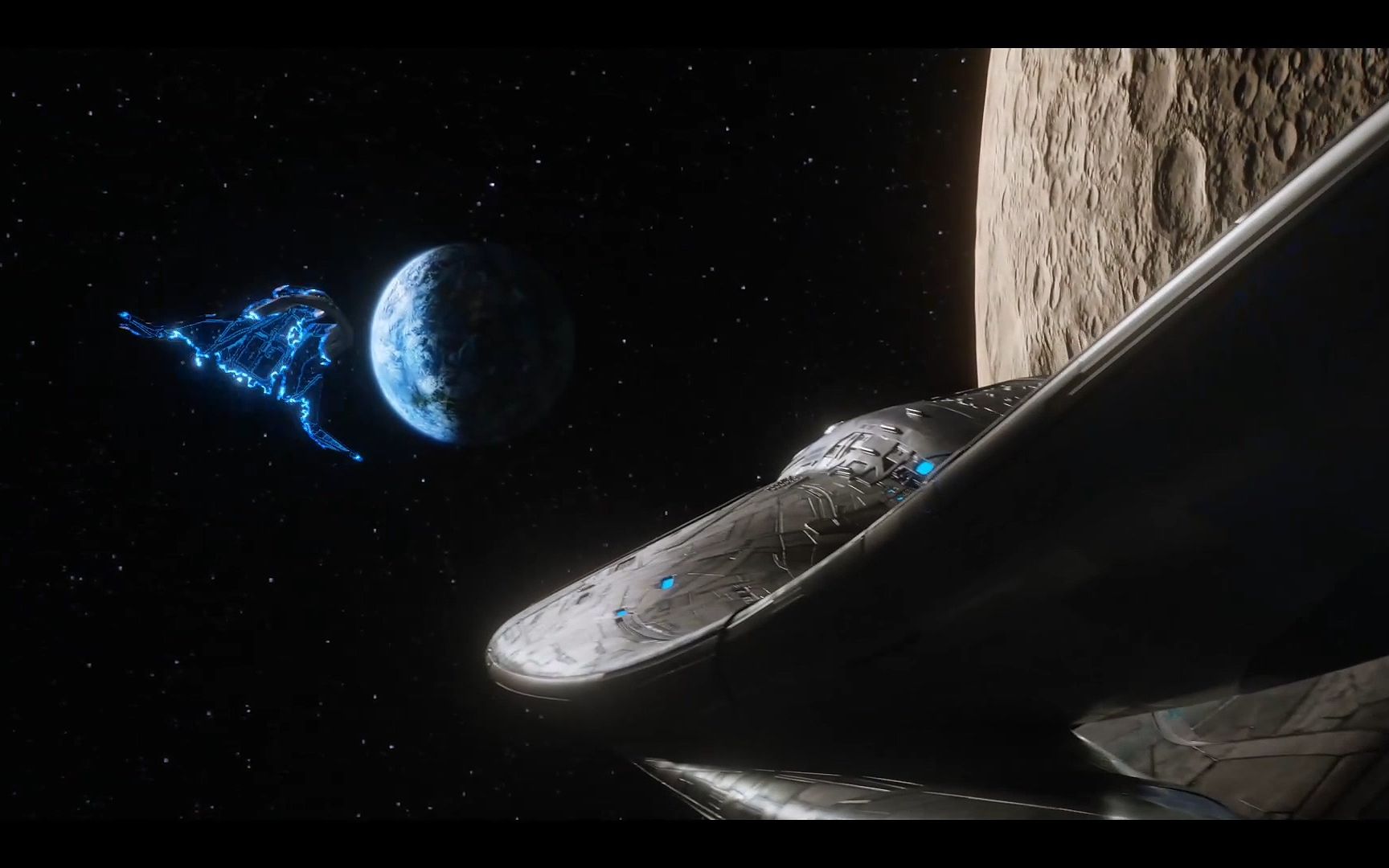 奥维尔号 ecv-197-1号星际穿梭机登陆地球