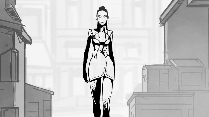 美女丝滑的变身动画怎么画?