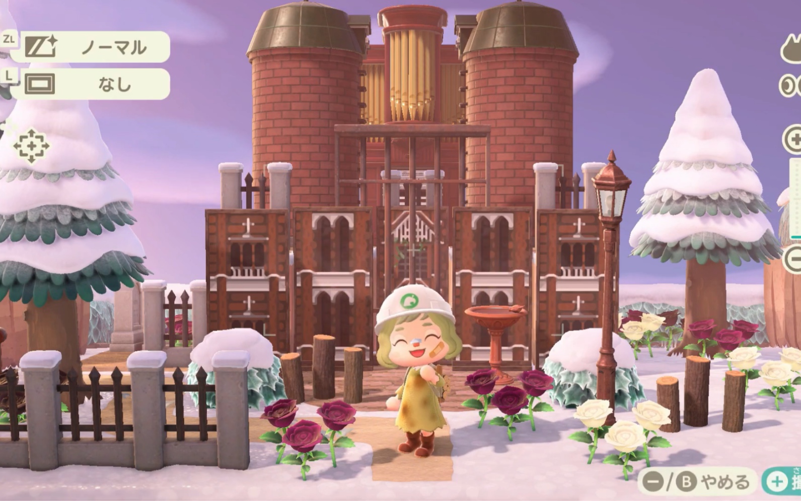 动物之森 超大高层教堂城堡建筑制作方法