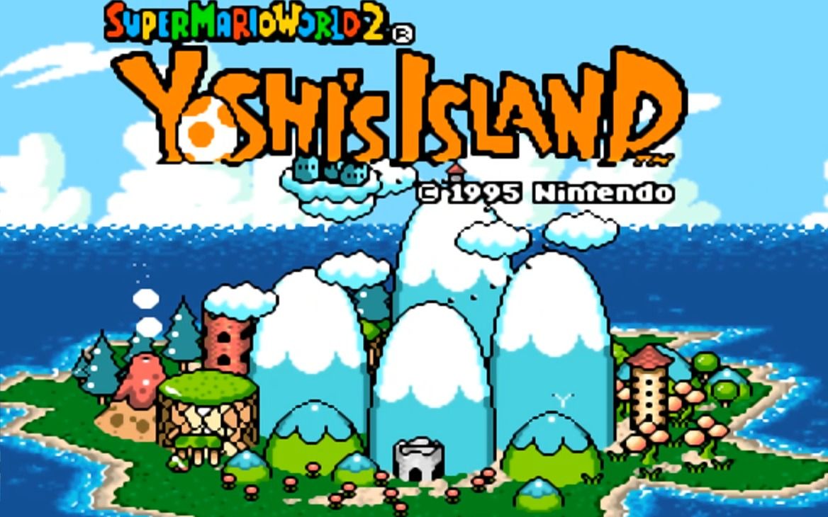 【sfc超级马里奥大陆2-耀西岛】01.世界1