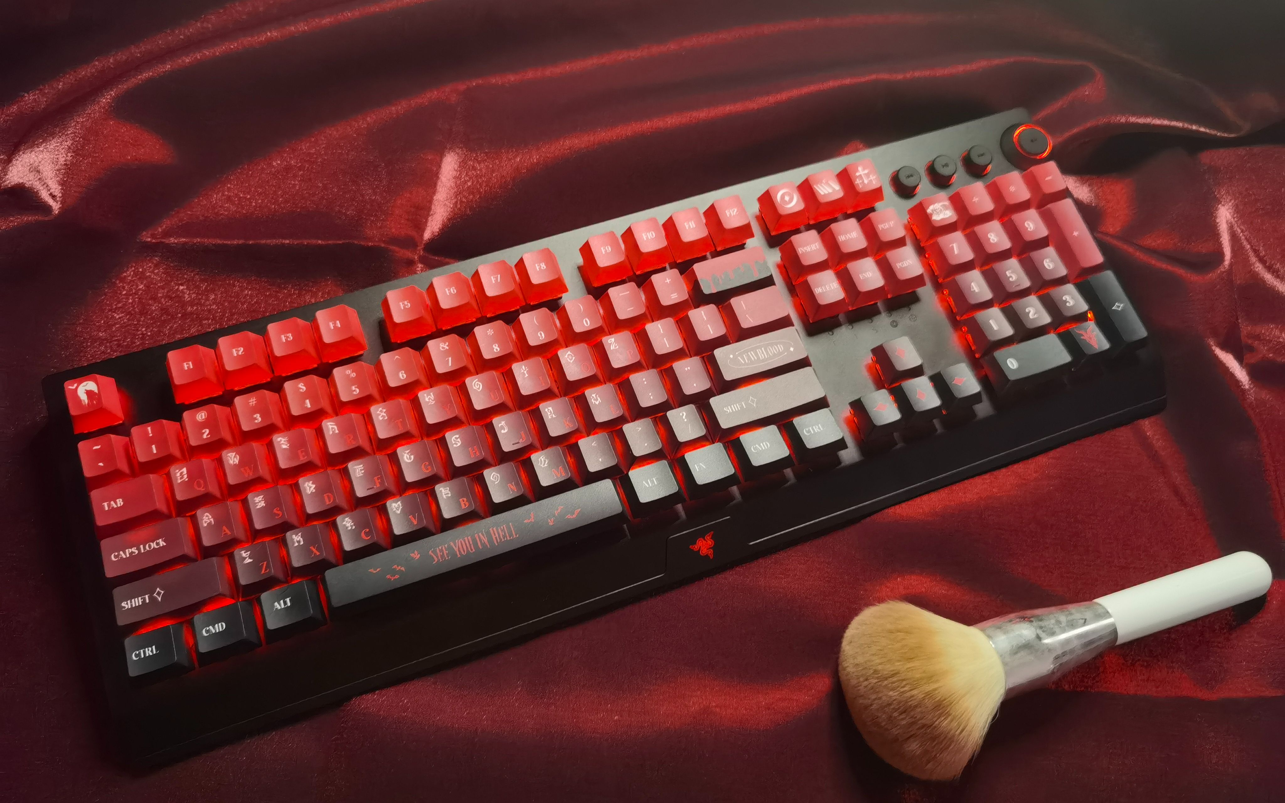 【键盘改造】 雷蛇黑寡妇v3pro | 苦茶紫轴 | 谁说大厂不行?