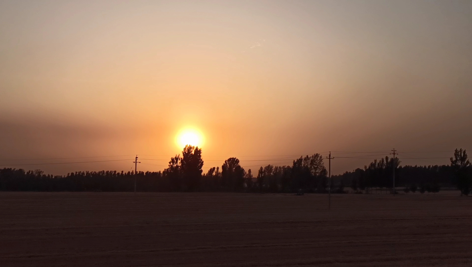 [图]带你看一下我老家的日落和夕阳——拍摄地点安阳市内黄县豆公镇