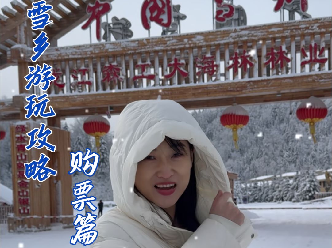 雪乡游玩攻略,购票篇~哔哩哔哩bilibili